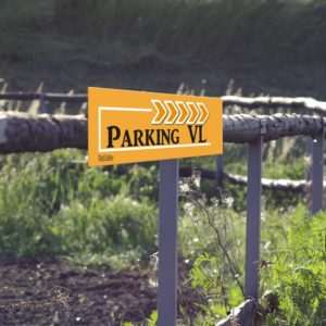 panneau de fléchage parking VL (voiture léger)