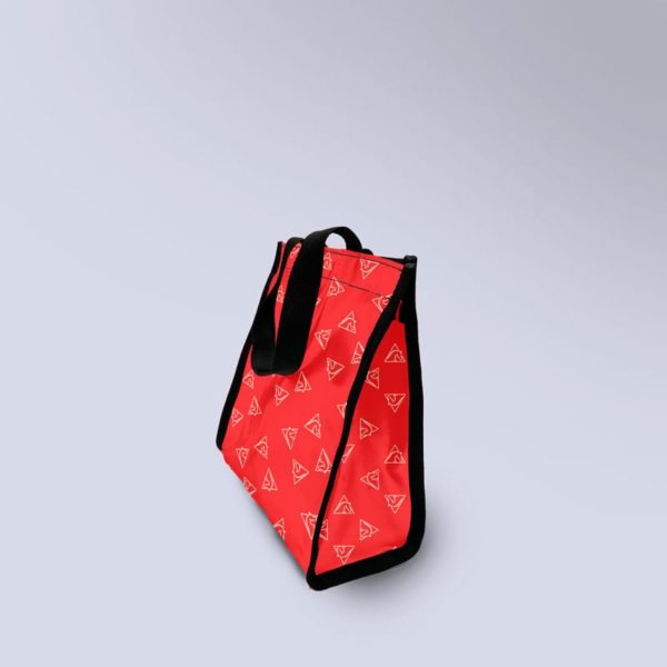 sac à main rouge avec motif chevaux Boxprotec