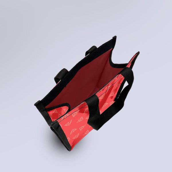 sac semi-étanche rouge avec motif Boxprotec