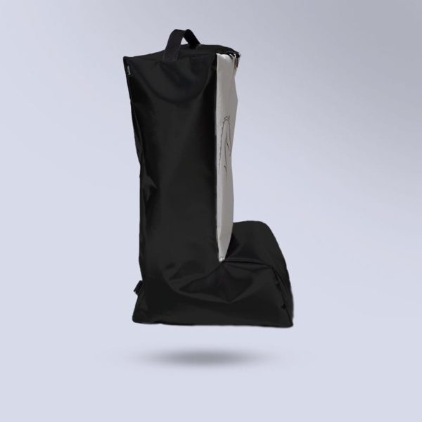 sac à bottes Boxprotec semi étanche noir et toile micro aéré blanc
