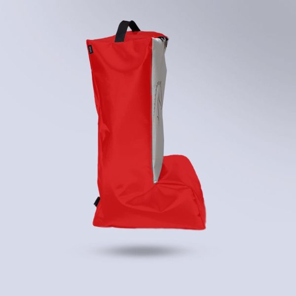 sac pour bottes rouge d'équitation micro aéré Boxprotec