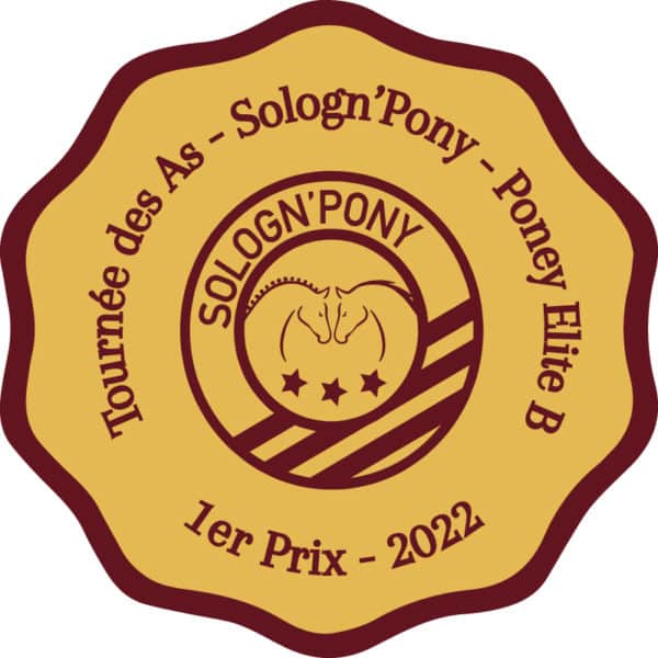 plaque de trophee sologn pony-100