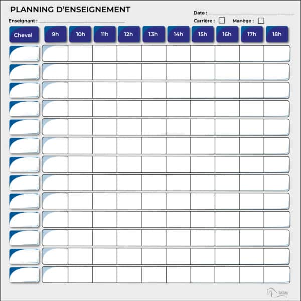 planning d'enseignement journée bleu 2024