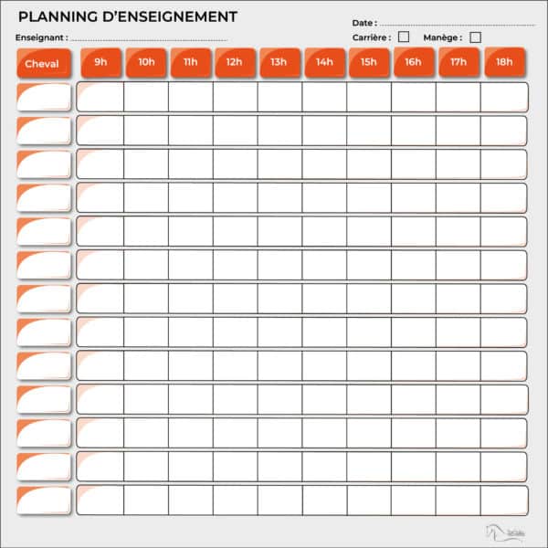 planning d'enseignement journée orange 2024